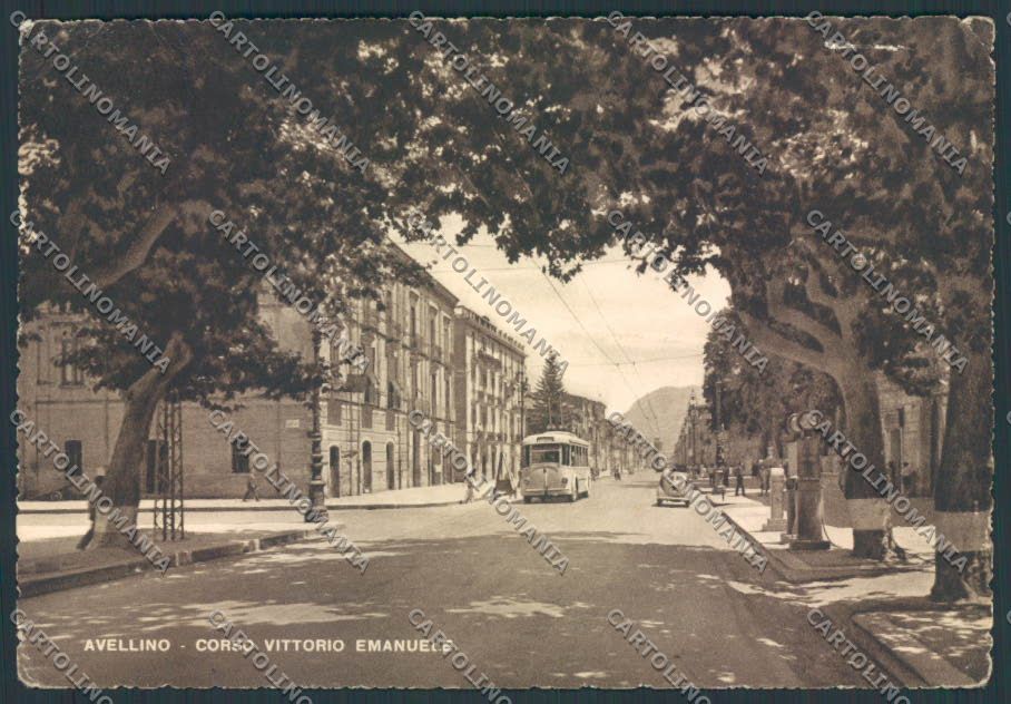 Avellino Città Filovia ABRASA FG cartolina ZF5972 – fronte