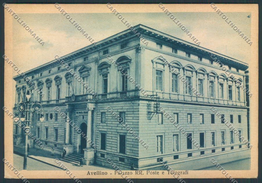 Avellino Città Poste PIEGA FG cartolina ZF5976 – fronte