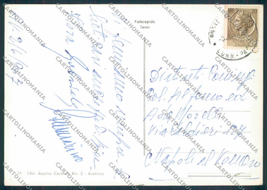 Avellino Città Foto FG cartolina ZF5985 – retro