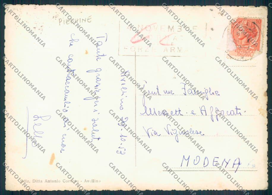 Avellino Filovia PIEGHINE Foto FG cartolina ZF5989 – retro
