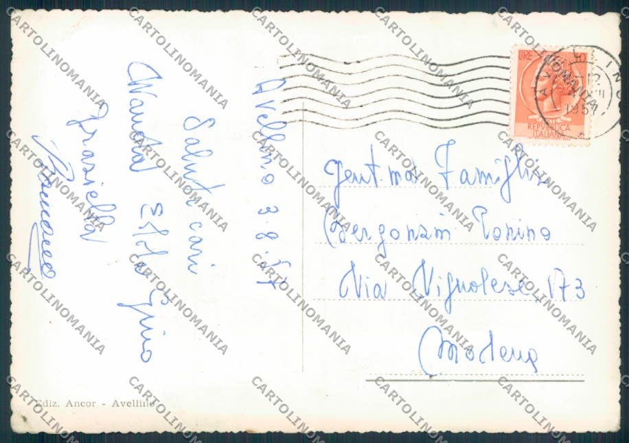 Avellino Città Foto FG cartolina ZF5993 – retro