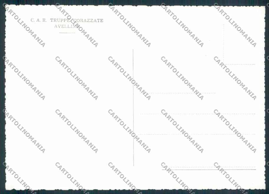 Avellino Militari Carroarmato Foto FG cartolina ZF5996 – retro
