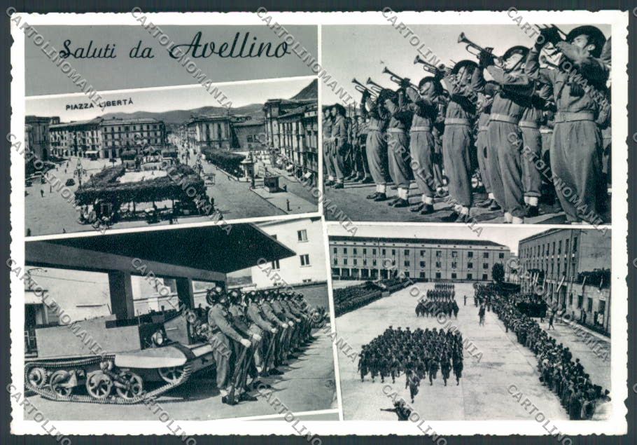 Avellino Militari Carroarmato Foto FG cartolina ZF5997 – fronte