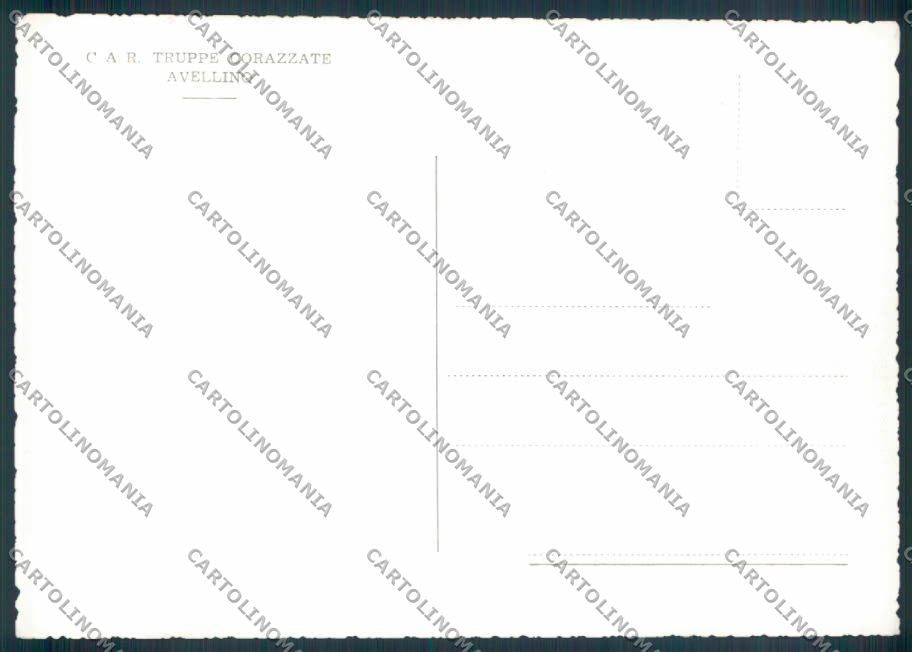 Avellino Militari Carroarmato Foto FG cartolina ZF5997 – retro