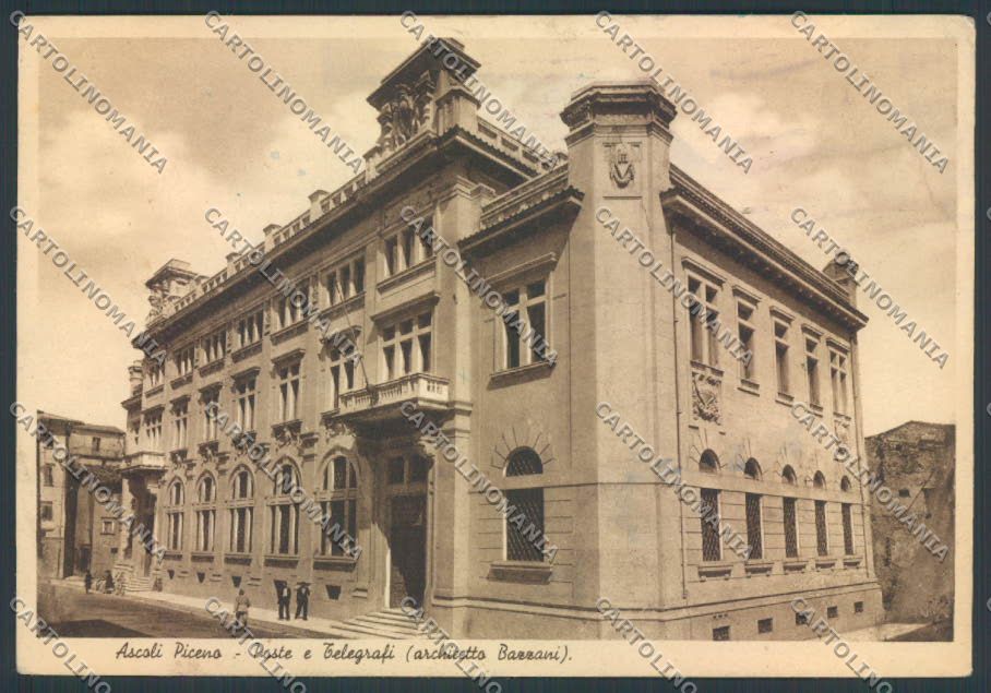 Ascoli Piceno Poste Esilio Savoia FG cartolina ZF6001 – fronte