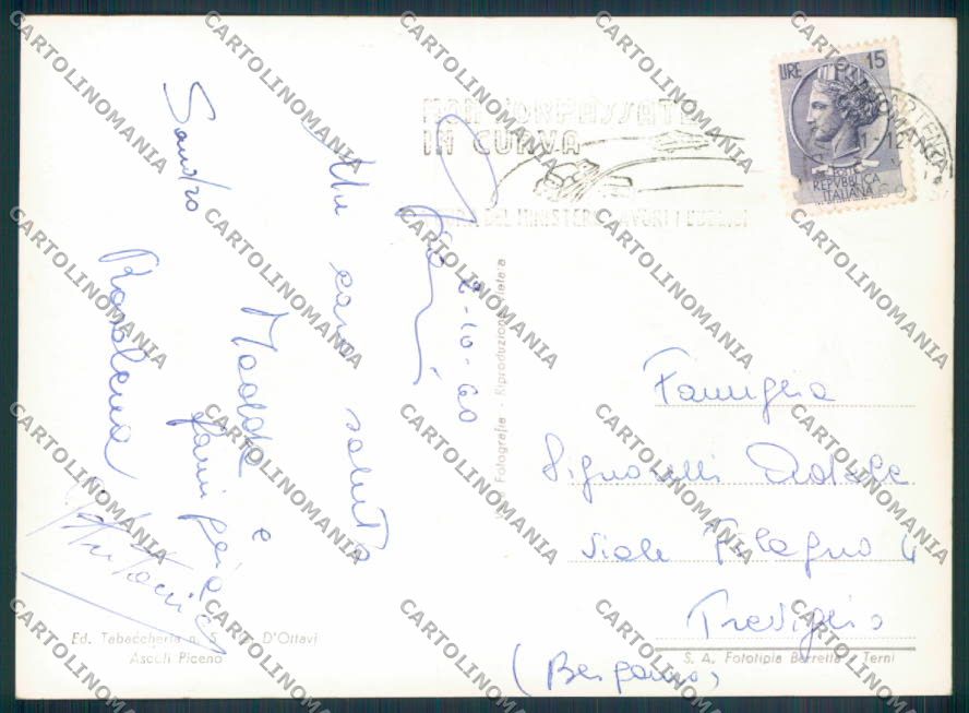 Ascoli Piceno Città Foto FG cartolina ZF6013 – retro