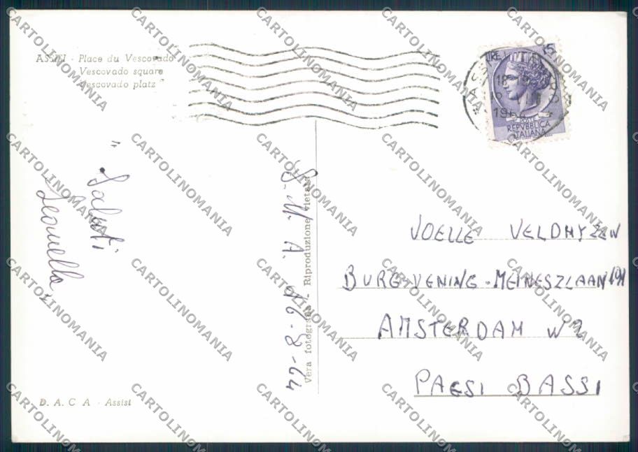 Perugia Assisi Foto FG cartolina ZF6055 – retro