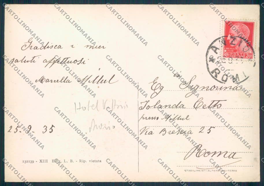 Roma Anzio FG cartolina ZF6079 – retro
