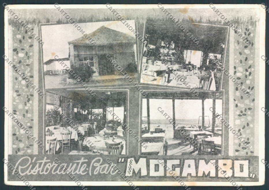 Roma Anzio Bar Mogambo PIEGHINE FG cartolina ZF6081 – fronte