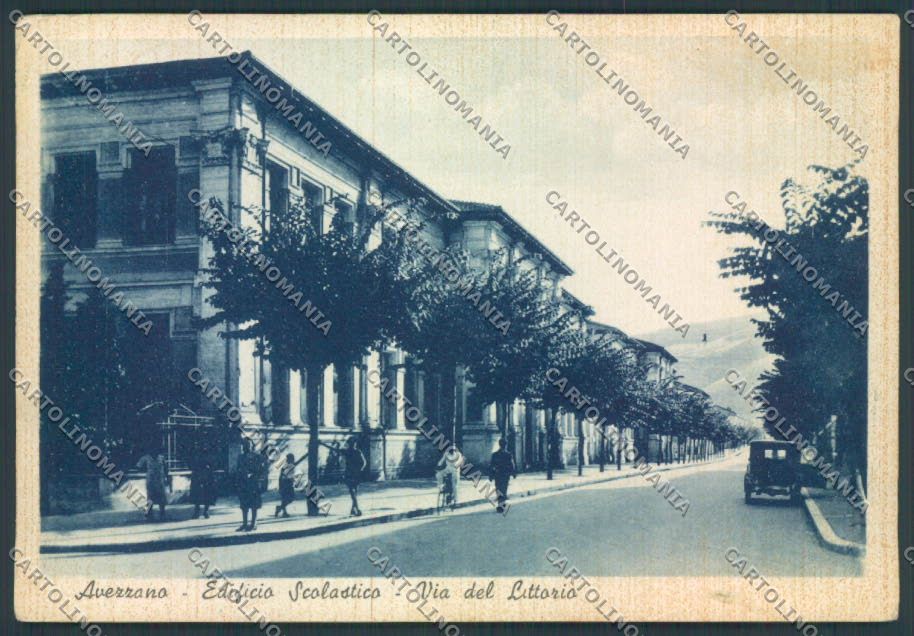 L'Aquila Avezzano Via Littorio FG cartolina ZF6096 – fronte