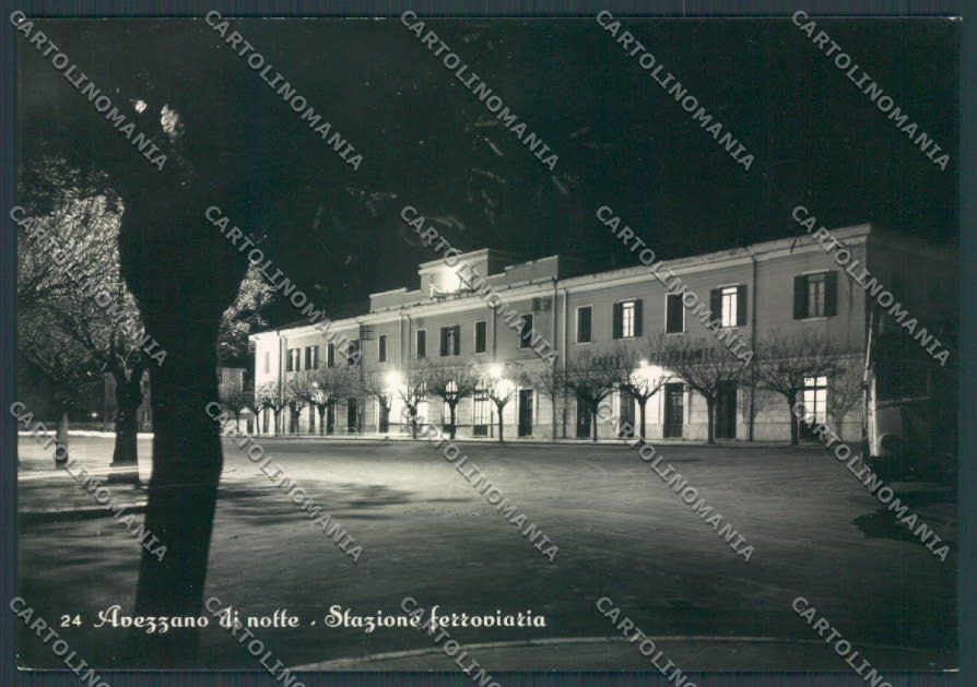 L'Aquila Avezzano Stazione Foto FG cartolina ZF6097 – fronte