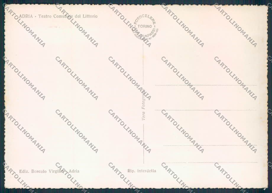 Rovigo Adria Teatro Littorio Foto FG cartolina ZF6107 – retro