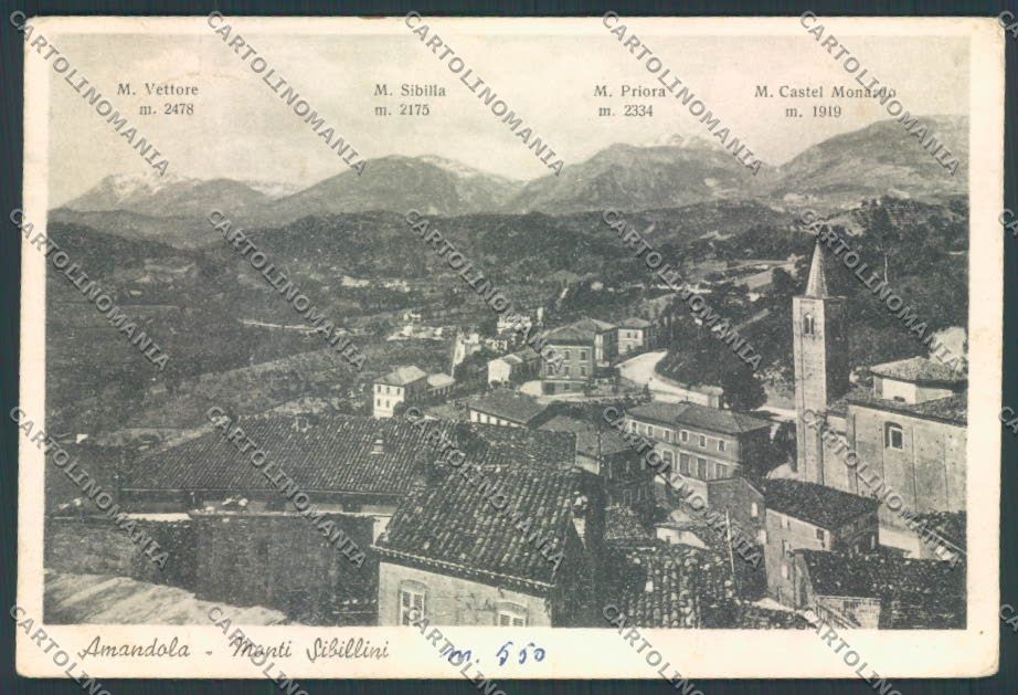 Ascoli Piceno Amandola FG cartolina ZF6109 – fronte