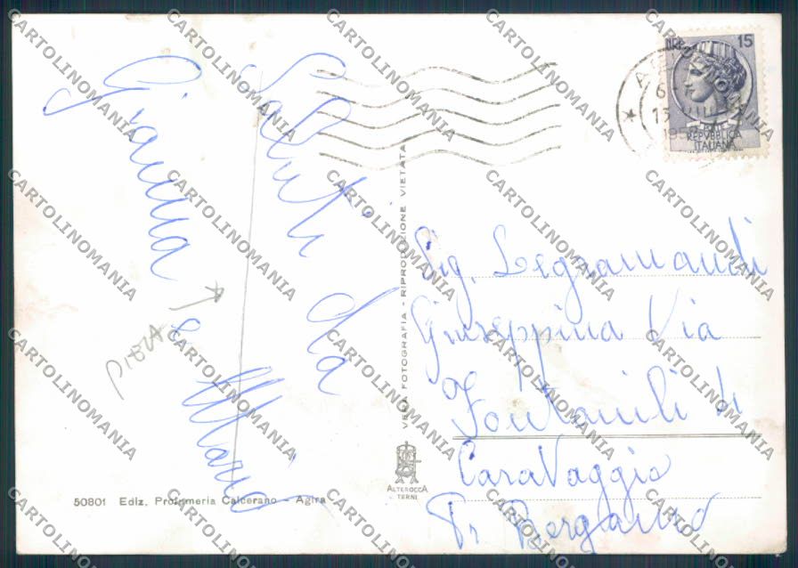 Enna Agira PIEGA Foto FG cartolina ZF6149 – retro