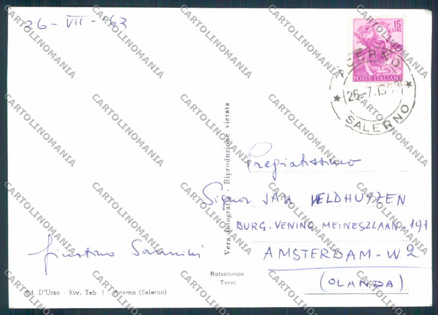 Salerno Acerno Montella Foto FG cartolina ZF6151 – retro