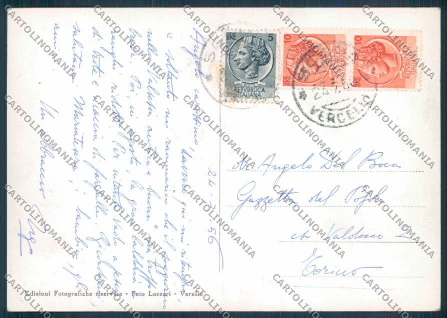 Vercelli Alagna Costumi Ovovia Foto FG cartolina ZF6164 – retro