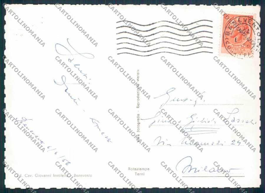 Benevento Città Foto FG cartolina ZF6174 – retro
