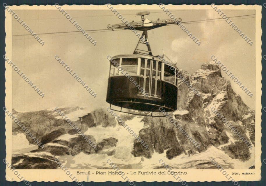 Aosta Breuil Cervino PIEGHINA FG cartolina ZF6196 – fronte