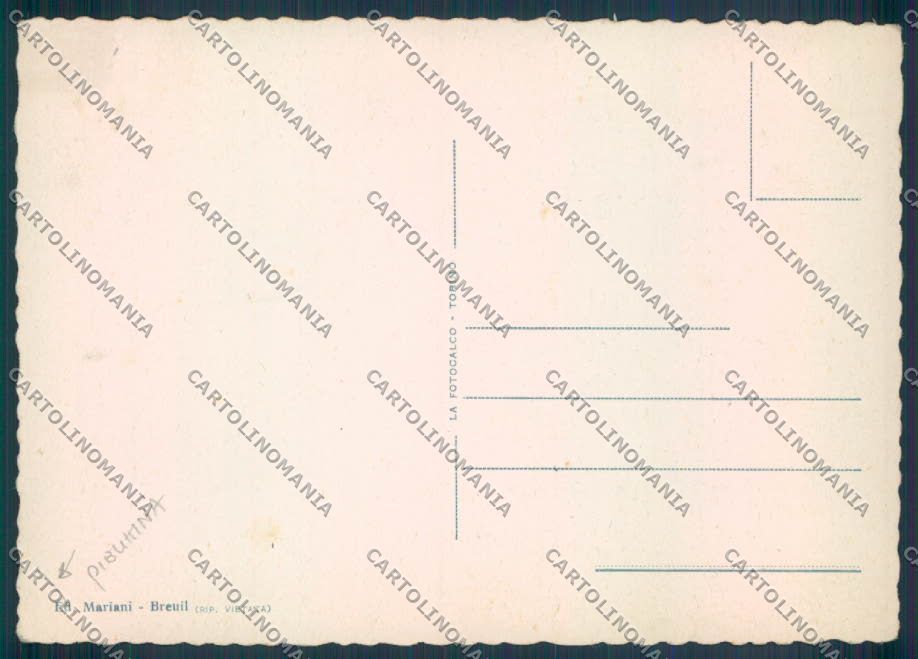 Aosta Breuil Cervino PIEGHINA FG cartolina ZF6196 – retro