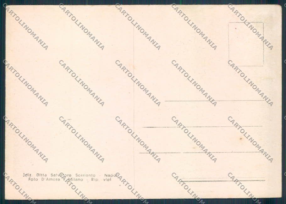 Napoli Bagnoli Caserma Cavalleria FG cartolina ZF6221 – retro
