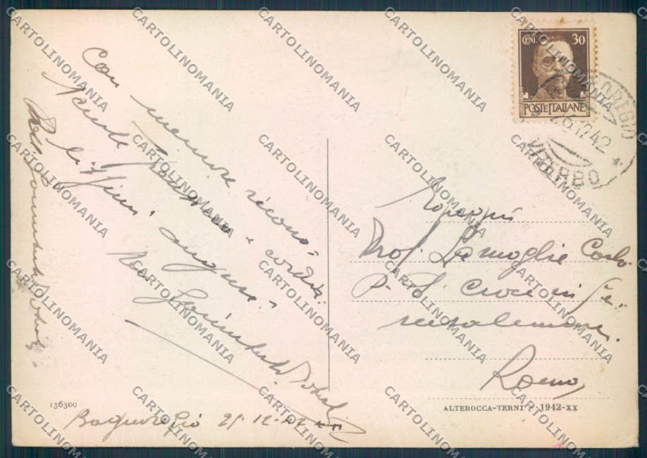 Viterbo Bagnoregio FG cartolina ZF6233 – retro
