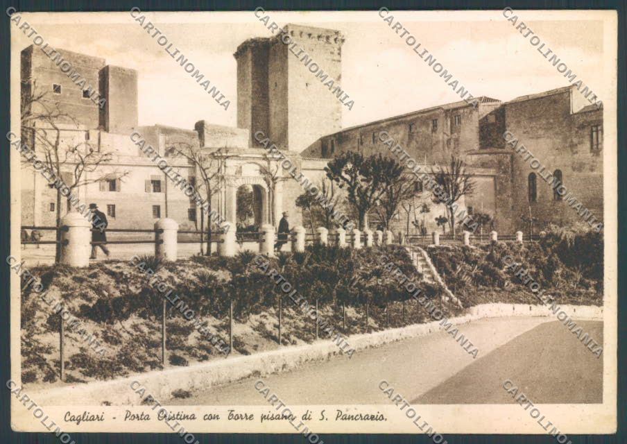 Cagliari Città Porta Cristina FG cartolina ZF6254 – fronte