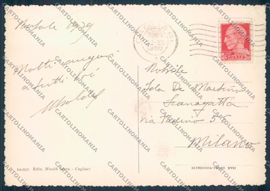 Cagliari Città FG cartolina ZF6256 – retro