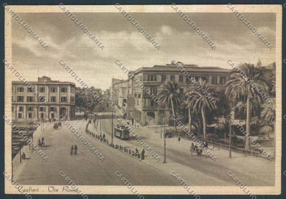 Cagliari Città Tram FG cartolina ZF6258 – fronte