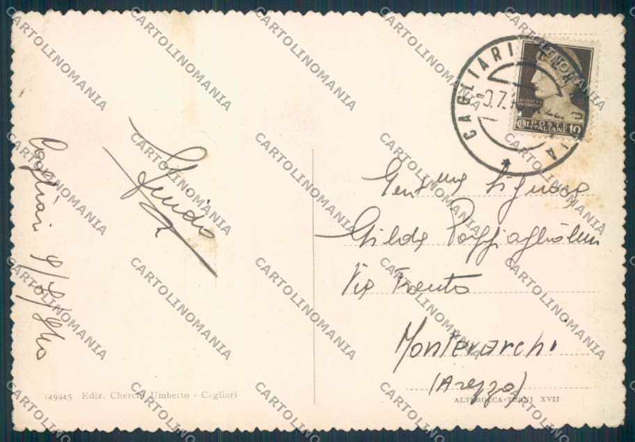 Cagliari Città Darsena FG cartolina ZF6265 – retro