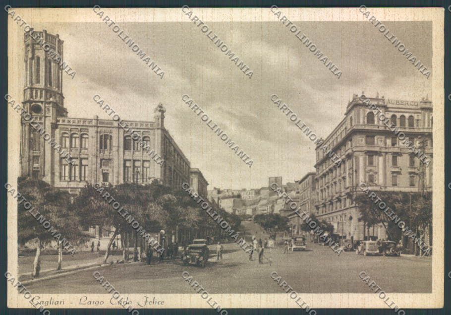 Cagliari Città Largo Carlo Felice FG cartolina ZF6266 – fronte