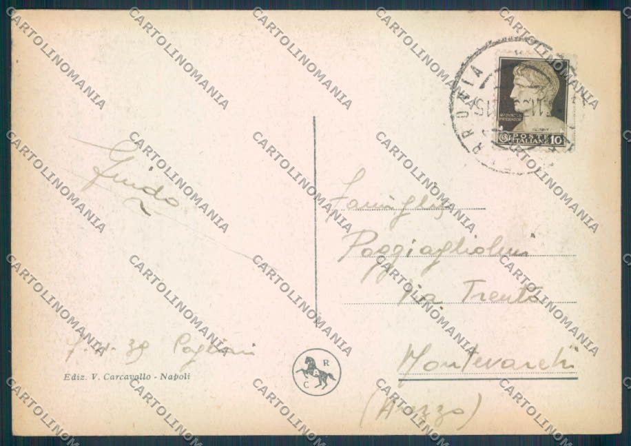 Cagliari Città Largo Carlo Felice FG cartolina ZF6266 – retro