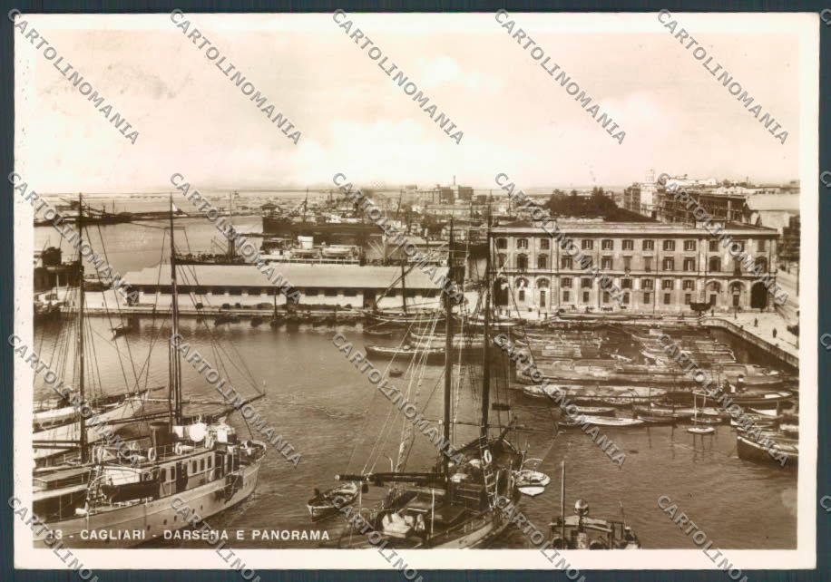 Cagliari Città Porto Foto FG cartolina ZF6292 – fronte