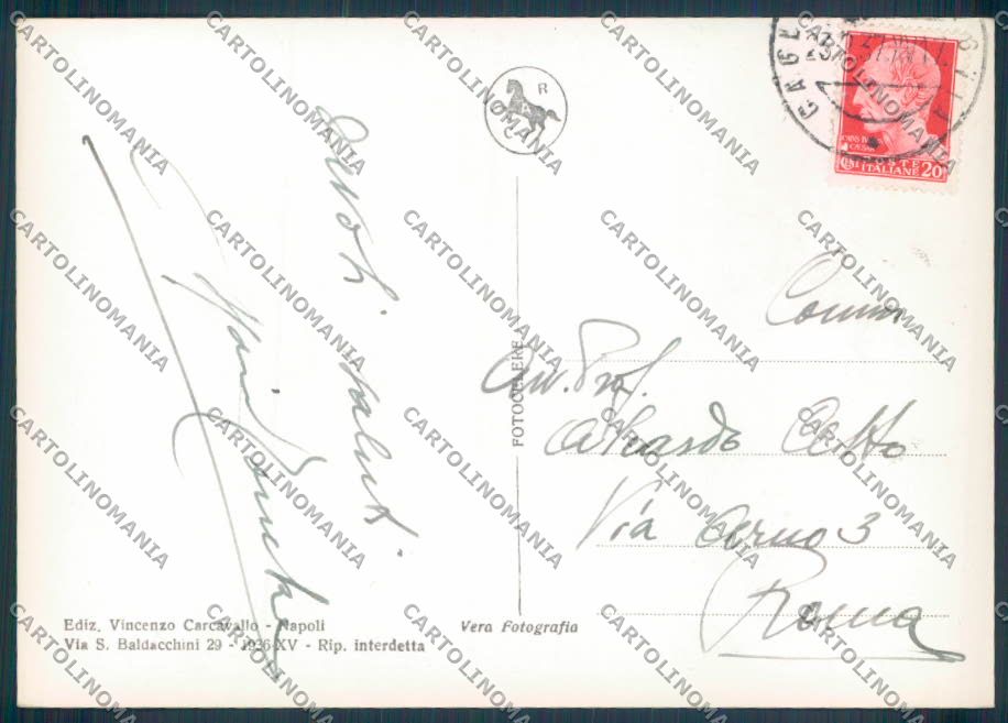 Cagliari Città Porto Foto FG cartolina ZF6292 – retro