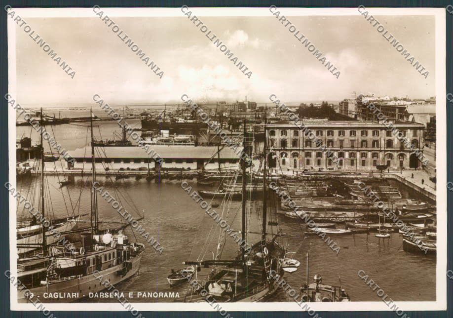 Cagliari Città Darsena Foto FG cartolina ZF6298 – fronte