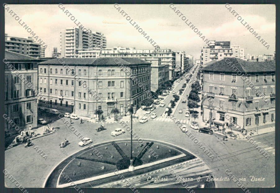 Cagliari Città Via Dante Foto FG cartolina ZF6303 – fronte