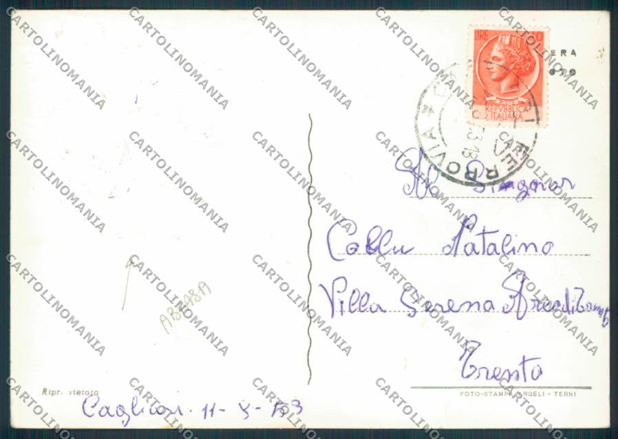 Cagliari Città ABRASA Foto FG cartolina ZF6316 – retro