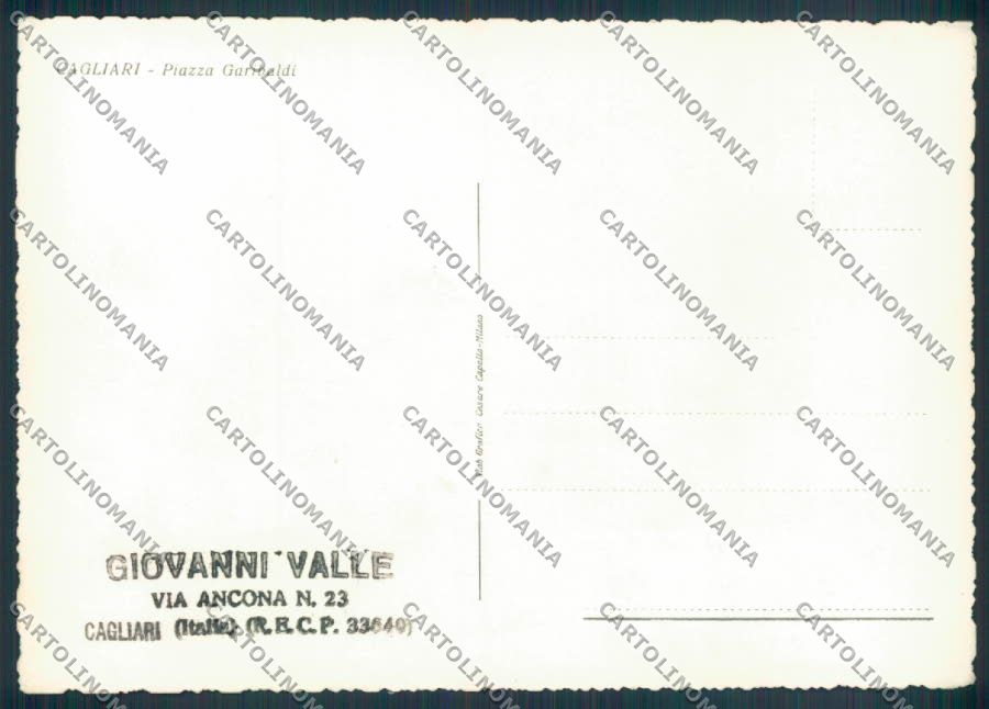 Cagliari Città Foto FG cartolina ZF6318 – retro