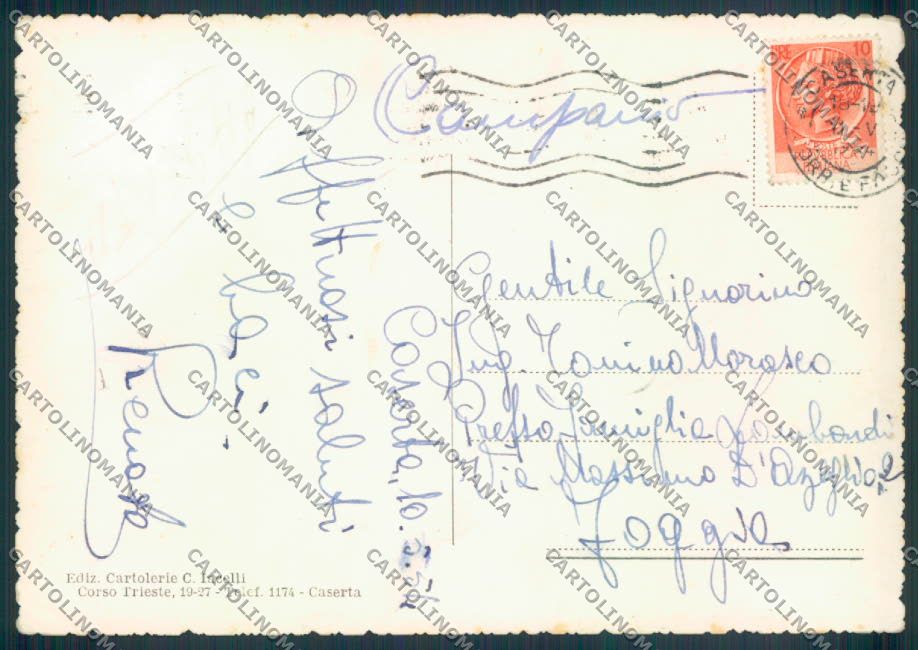 Caserta Città Carroarmato Foto FG cartolina ZF6327 – retro