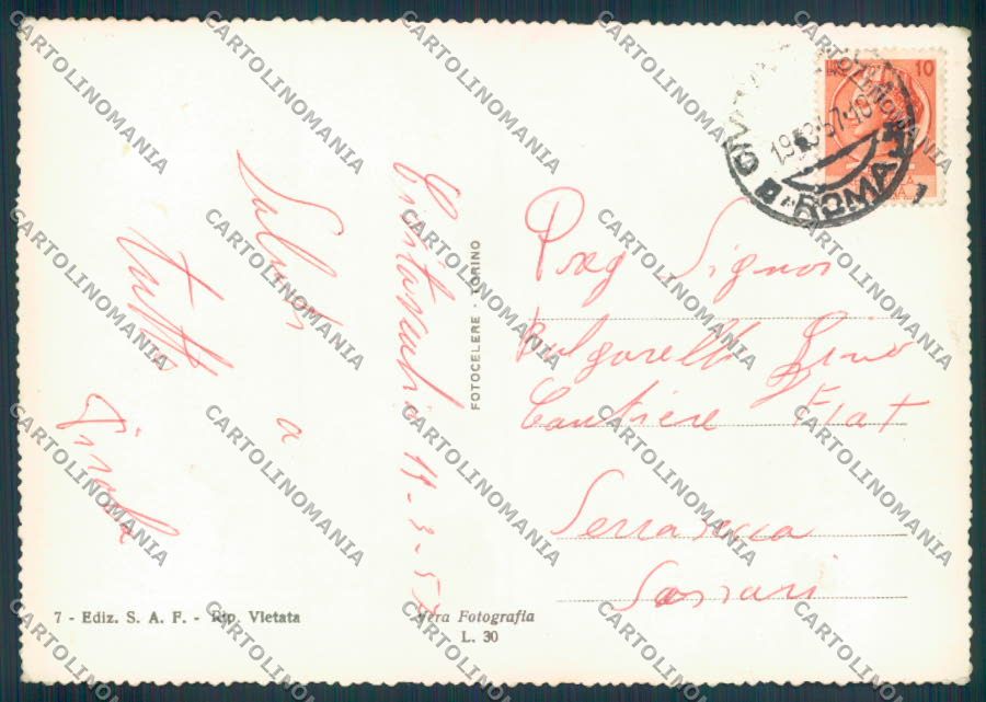 Roma Civitavecchia Nave Foto FG cartolina ZF6342 – retro