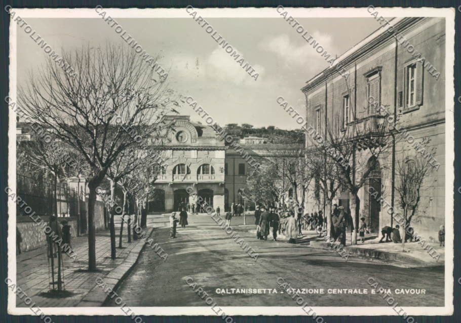 Caltanissetta Città Stazione Foto FG cartolina ZF6376 – fronte