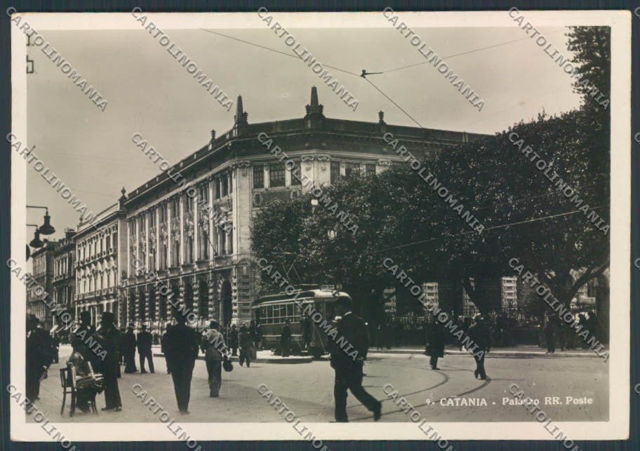 Catania Città Tram Poste Foto FG cartolina ZF6391 – fronte