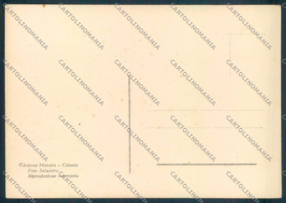 Catania Città Tram Poste Foto FG cartolina ZF6391 – retro