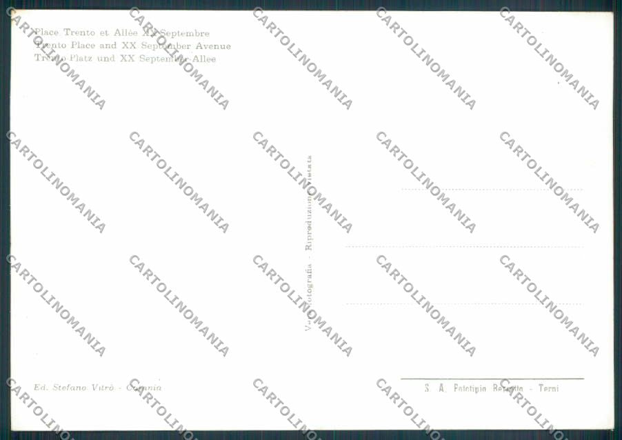 Catania Città Foto FG cartolina ZF6402 – retro