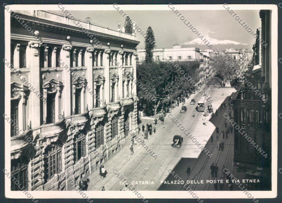 Catania Città Poste PIEGHINE Foto FG cartolina ZF6403 – fronte