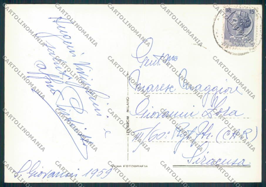 Catania Città Poste Foto FG cartolina ZF6409 – retro