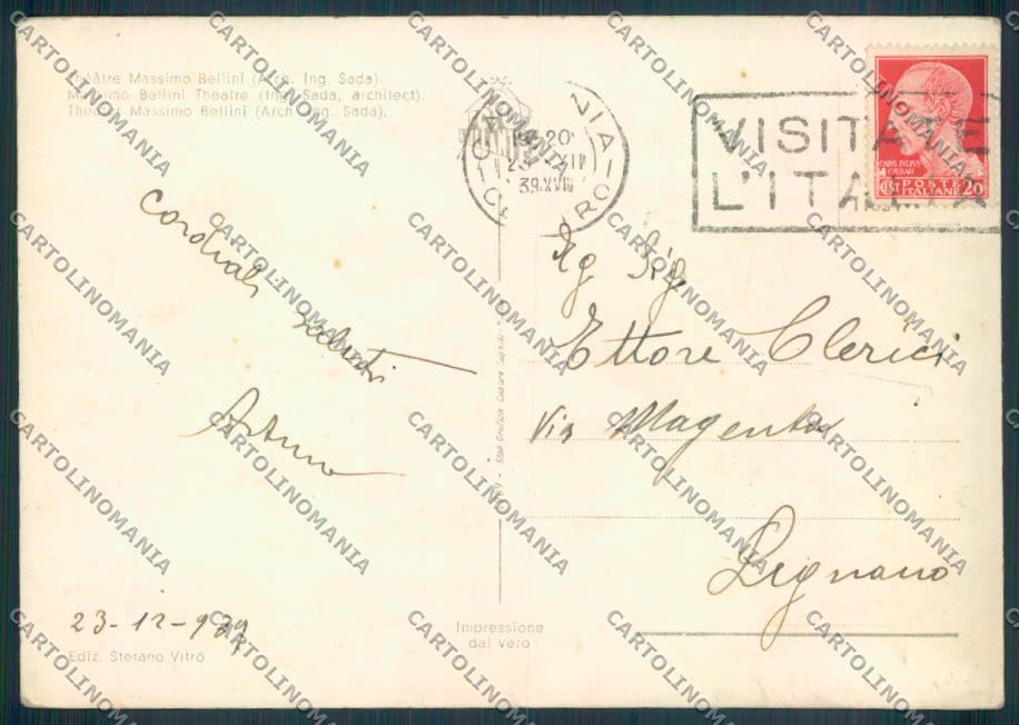 Catania Città Teatro Foto FG cartolina ZF6412 – retro