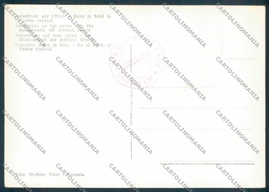 Catania Etna FG cartolina ZF6413 – retro