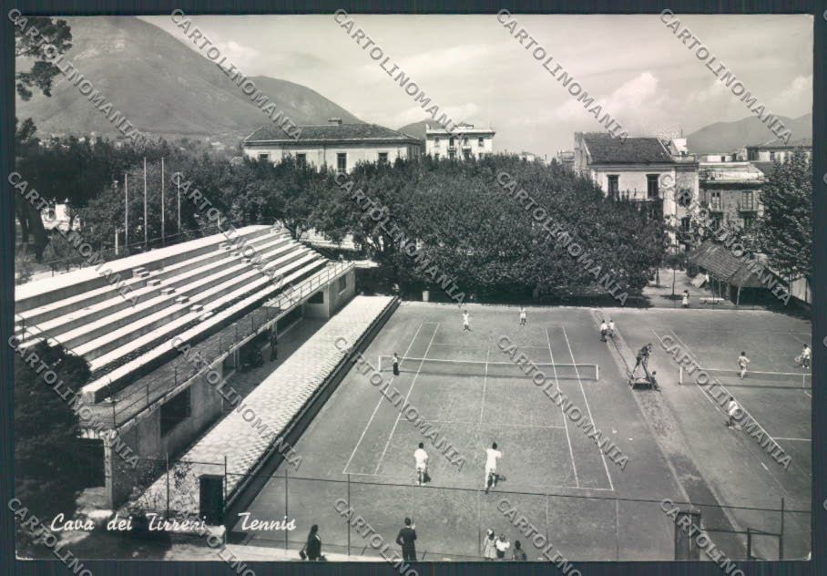 Salerno Cava dei Tirreni Tennis Foto FG cartolina ZF6446 – fronte