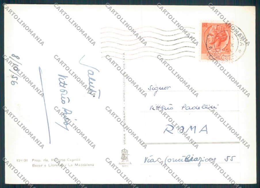 Sassari Caprera Garibaldi Foto FG cartolina ZF6480 – retro