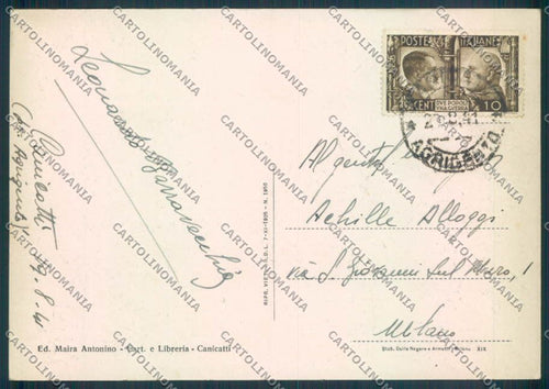 Agrigento Canicattì Teatro FG cartolina ZF6489 – retro
